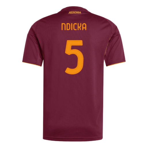 2025-2026 AS Roma Home Shirt (Ndicka 5)