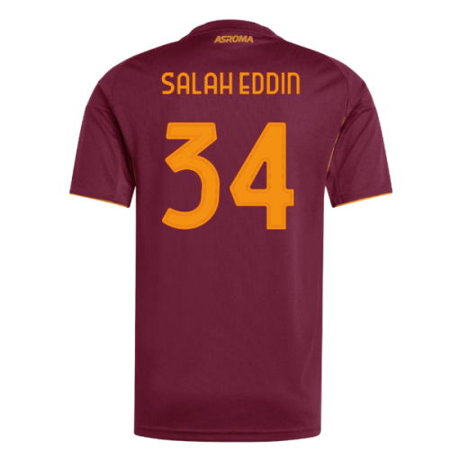 2025-2026 AS Roma Home Shirt (Salah Eddin 34)
