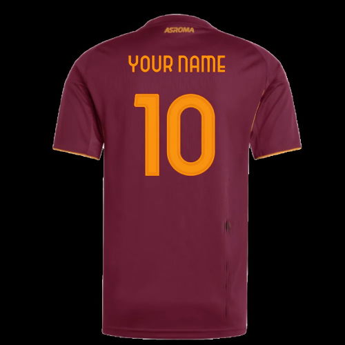 2025-2026 AS Roma Home Shirt (Your Name)