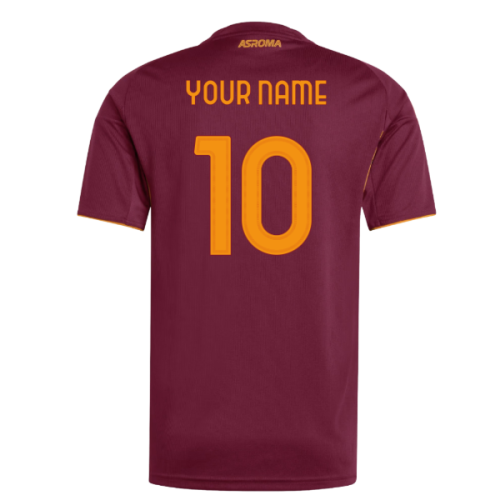 2025-2026 AS Roma Home Shirt (Your Name)