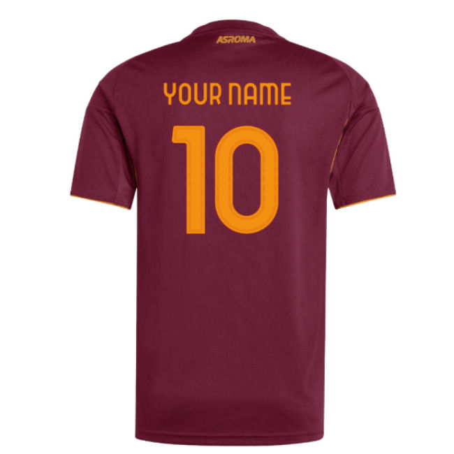 2025-2026 AS Roma Home Shirt (Your Name)