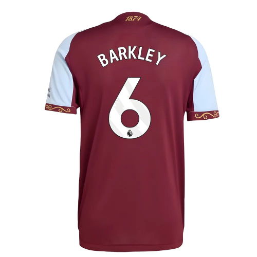 2025-2026 Aston Villa Authentic Home Shirt (Barkley 6)