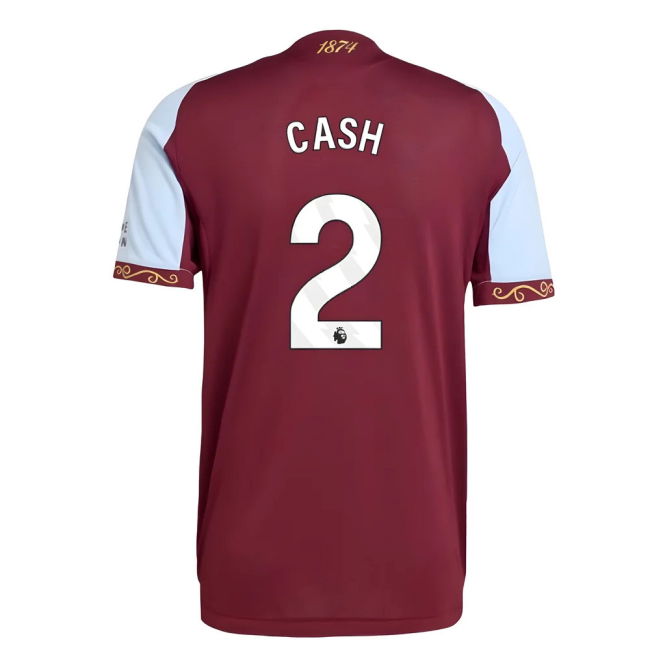 2025-2026 Aston Villa Authentic Home Shirt (Cash 2)