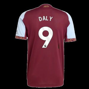 2025-2026 Aston Villa Authentic Home Shirt (Daly 9)