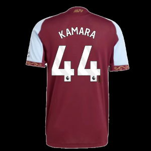 2025-2026 Aston Villa Authentic Home Shirt (Kamara 44)