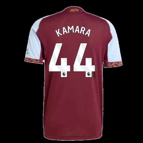2025-2026 Aston Villa Authentic Home Shirt (Kamara 44)