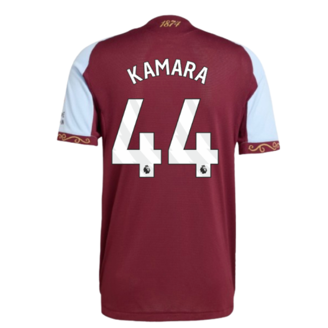 2025-2026 Aston Villa Authentic Home Shirt (Kamara 44)