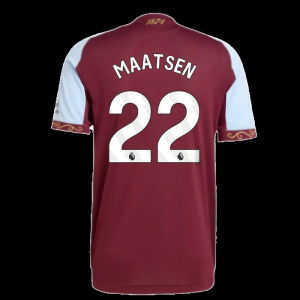 2025-2026 Aston Villa Authentic Home Shirt (Maatsen 22)