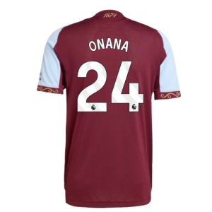 2025-2026 Aston Villa Authentic Home Shirt (Onana 24)