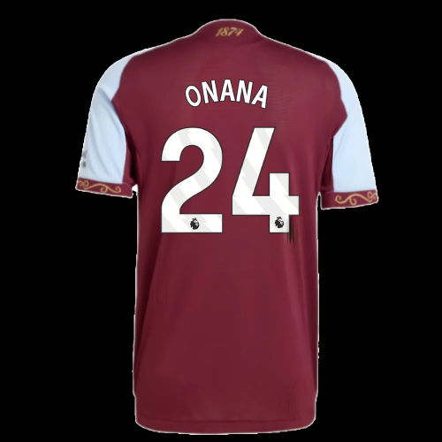 2025-2026 Aston Villa Authentic Home Shirt (Onana 24)