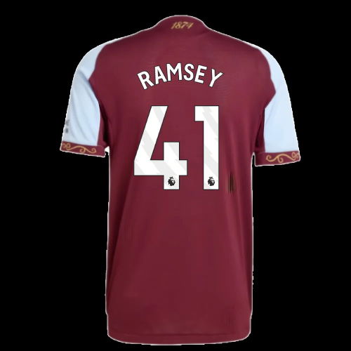 2025-2026 Aston Villa Authentic Home Shirt (Ramsey 41)