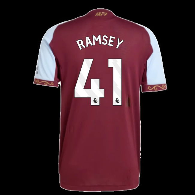 2025-2026 Aston Villa Authentic Home Shirt (Ramsey 41)