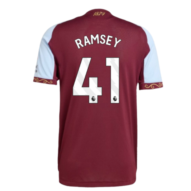 2025-2026 Aston Villa Authentic Home Shirt (Ramsey 41)