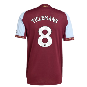 2025-2026 Aston Villa Authentic Home Shirt (Tielemans 8)