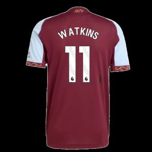 2025-2026 Aston Villa Authentic Home Shirt (Watkins 11)