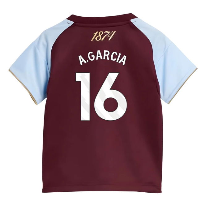 2025-2026 Aston Villa Home Baby Kit (A.Garcia 16)