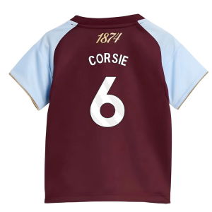 2025-2026 Aston Villa Home Baby Kit (Corsie 6)