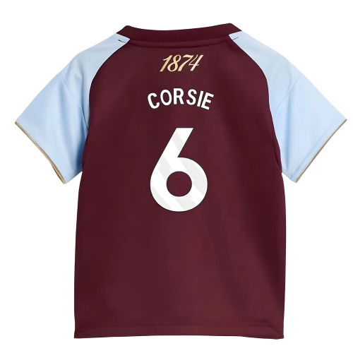 2025-2026 Aston Villa Home Baby Kit (Corsie 6)