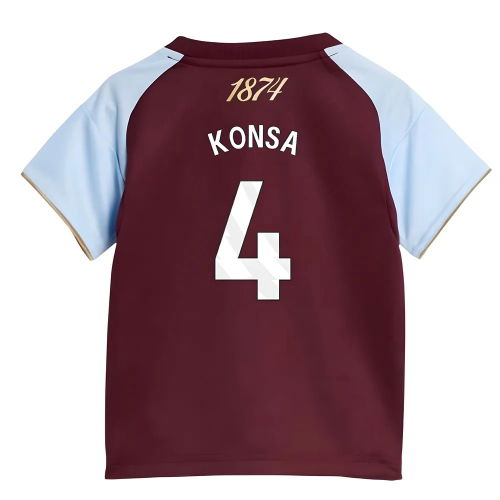 2025-2026 Aston Villa Home Baby Kit (Konsa 4)
