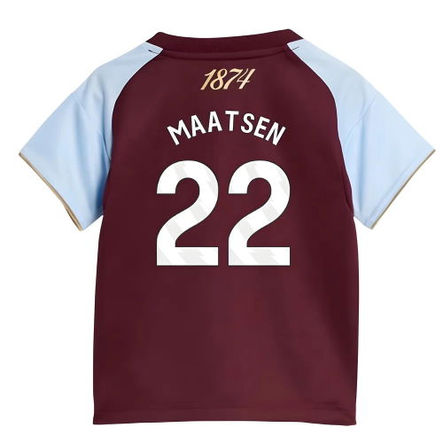 2025-2026 Aston Villa Home Baby Kit (Maatsen 22)