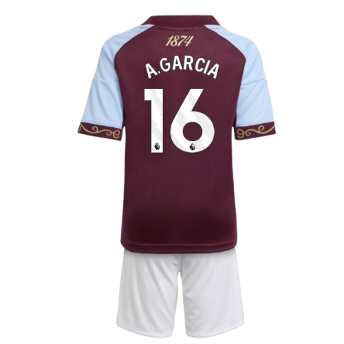 2025-2026 Aston Villa Home Mini Kit (A.Garcia 16)