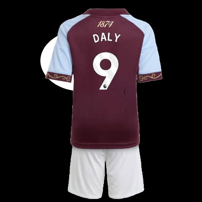 2025-2026 Aston Villa Home Mini Kit (Daly 9)
