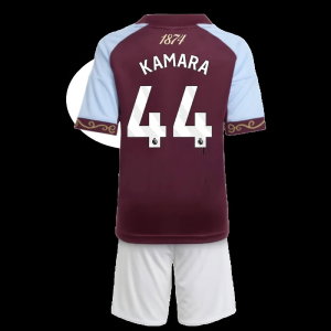 2025-2026 Aston Villa Home Mini Kit (Kamara 44)