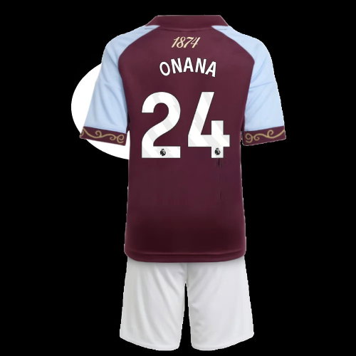 2025-2026 Aston Villa Home Mini Kit (Onana 24)