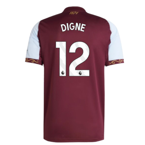 2025-2026 Aston Villa Home Shirt (Digne 12)