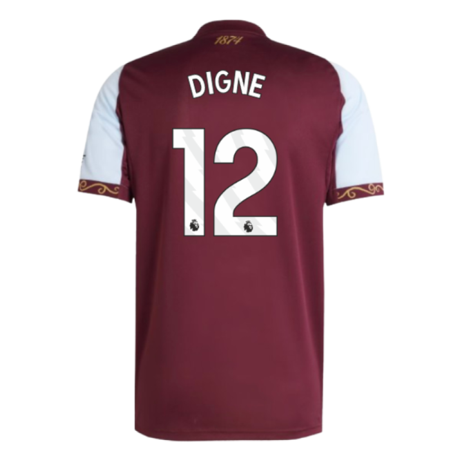 2025-2026 Aston Villa Home Shirt (Digne 12)