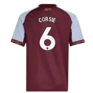 2025-2026 Aston Villa Home Shirt (Kids) (Corsie 6)