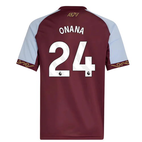 2025-2026 Aston Villa Home Shirt (Kids) (Onana 24)
