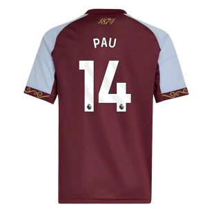 2025-2026 Aston Villa Home Shirt (Kids) (Pau 14)