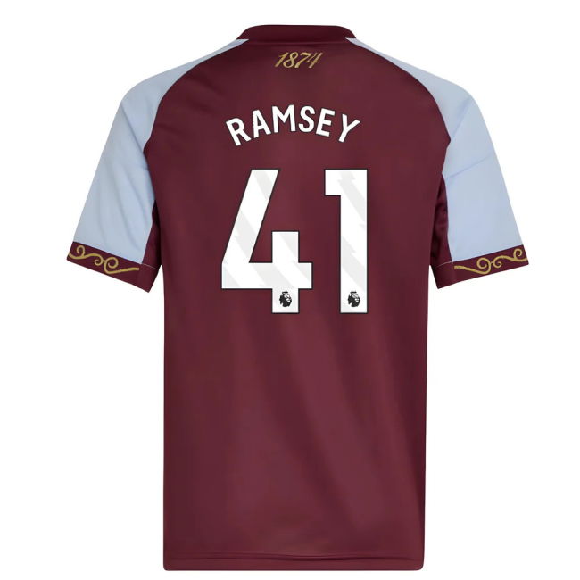 2025-2026 Aston Villa Home Shirt (Kids) (Ramsey 41)