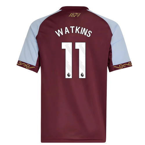 2025-2026 Aston Villa Home Shirt (Kids) (Watkins 11)