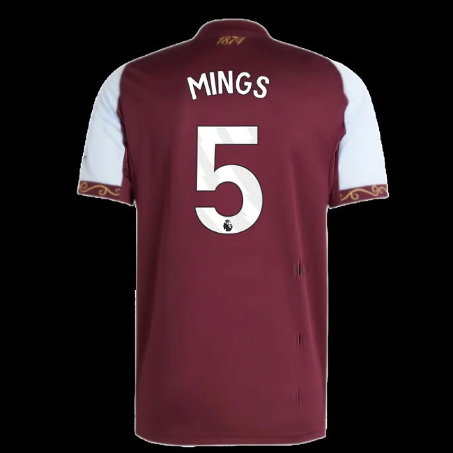 2025-2026 Aston Villa Home Shirt (Mings 5)