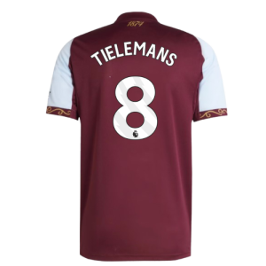 2025-2026 Aston Villa Home Shirt (Tielemans 8)
