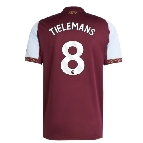 2025-2026 Aston Villa Home Shirt (Tielemans 8)