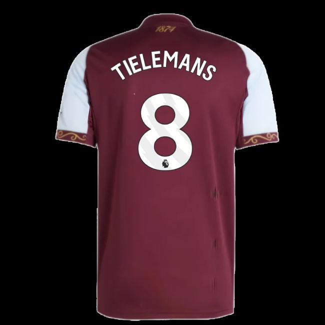 2025-2026 Aston Villa Home Shirt (Tielemans 8)