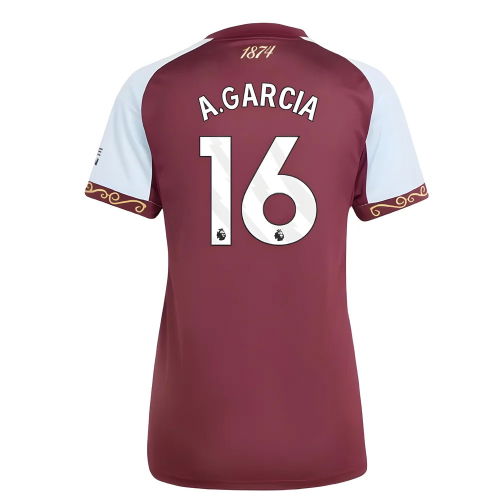 2025-2026 Aston Villa Home Shirt (Womens) (A.Garcia 16)