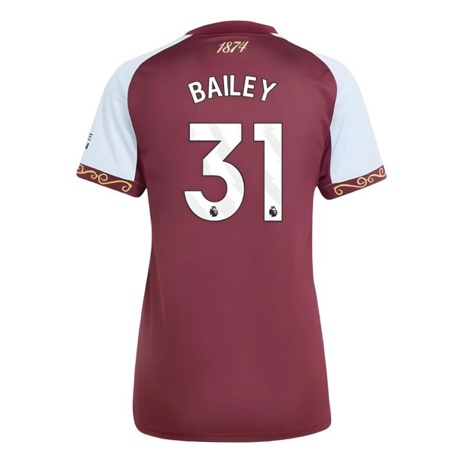 2025-2026 Aston Villa Home Shirt (Womens) (Bailey 31)