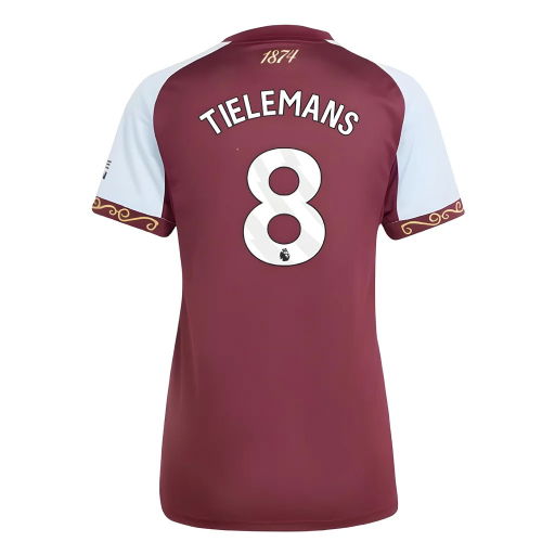 2025-2026 Aston Villa Home Shirt (Womens) (Tielemans 8)