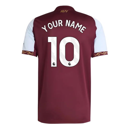 2025-2026 Aston Villa Home Shirt (Your Name)