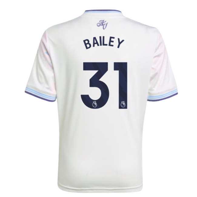 2025-2026 Aston Villa Third Shirt - Kids (Bailey 31)