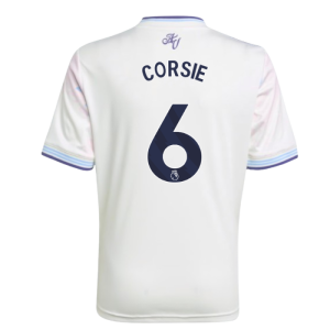 2025-2026 Aston Villa Third Shirt - Kids (Corsie 6)