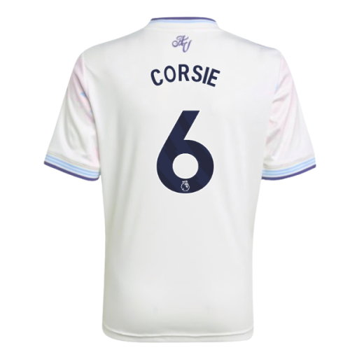 2025-2026 Aston Villa Third Shirt - Kids (Corsie 6)