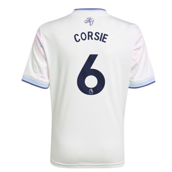 2025-2026 Aston Villa Third Shirt - Kids (Corsie 6)