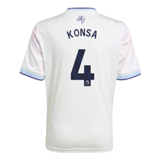 2025-2026 Aston Villa Third Shirt - Kids (Konsa 4)