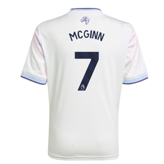 2025-2026 Aston Villa Third Shirt - Kids (McGinn 7)