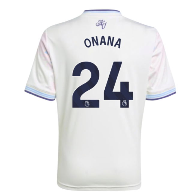 2025-2026 Aston Villa Third Shirt - Kids (Onana 24)